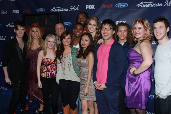 American Idol Finalistas — Fotografia de Stock