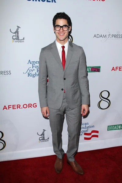 Darren Criss West Coast Premiere Okuma "8" Gösterir, Wilshire Ebell Tiyatrosu, Los Angeles, Ca 03-03-12 — Stok fotoğraf