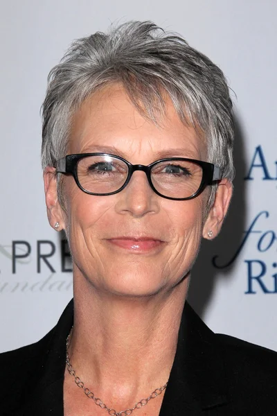 Jamie Lee Curtis på västkusten premiären läsning av "8" visar, Wilshire Ebell Theater, Los Angeles, ca 03-03-12 — Stockfoto