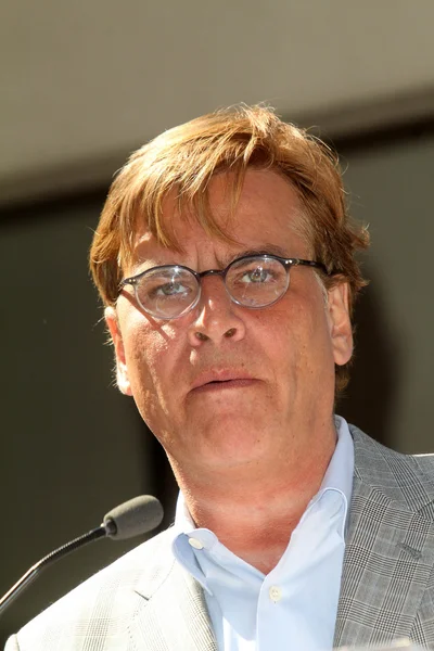 Aaron Sorkin at the Felicity Huffman and William H. Macy Stars on the Hollywood Walk Of Fame Ceremony, Hollywood, CA 03-07-12 — Stock Photo, Image