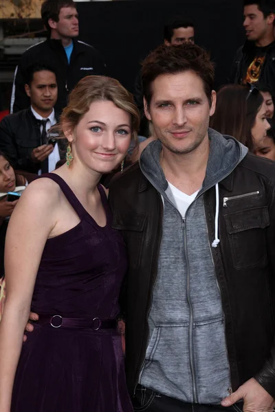 Luca Facinelli, Peter Facinelli w "Igrzyska głodu" Los Angeles Premiere, Nokia Theater, Los Angeles, CA 03-12-12 — Zdjęcie stockowe