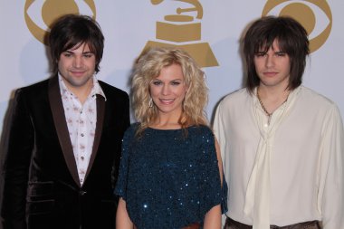 Neil Perry, Kimberly Perry, Reid Perry at the Grammy Nominations Concert Live, Nokia Theater, Los Angeles, CA 11-30-11