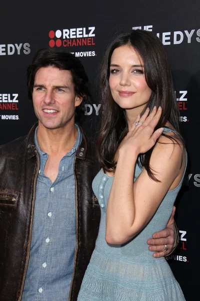 Tom cruise och katie holmes — Stockfoto