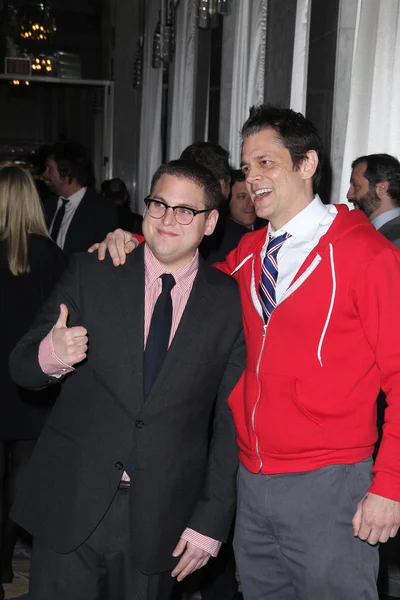 Jonah Hill and Johnny Knoxville — Stock Photo, Image