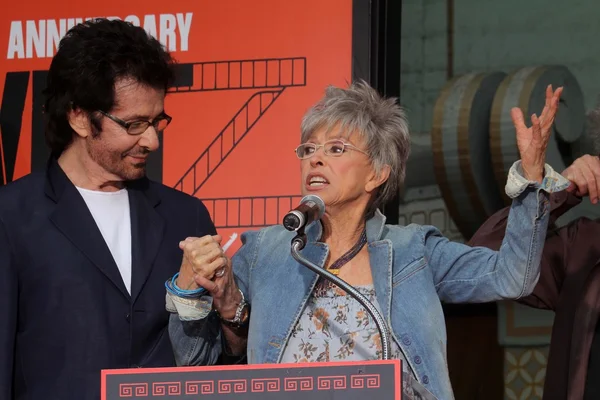 George Chakiris, Rita Moreno at the "West Side Story" Cast Hand and Footprint Ceremony, Chinese Theater, Hollywood, CA 11-15-11 — Stock Photo, Image