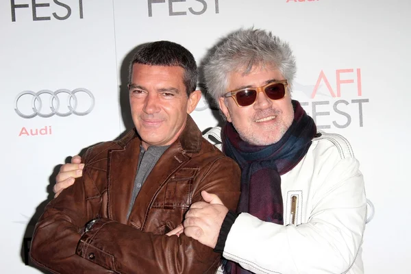 Antonio Banderas, Pedro Almodovar — Stockfoto