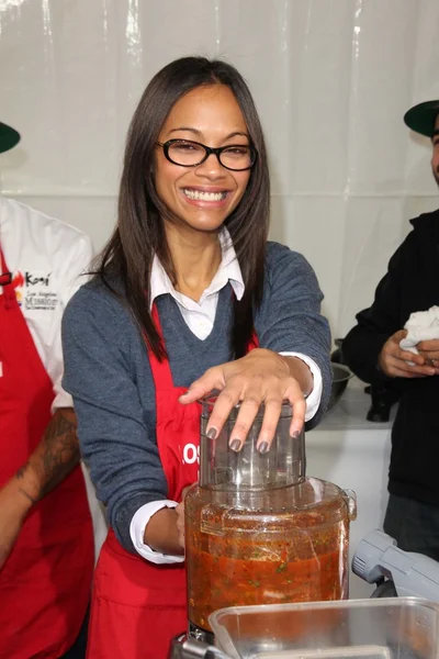 Zoe Saldana — Foto de Stock