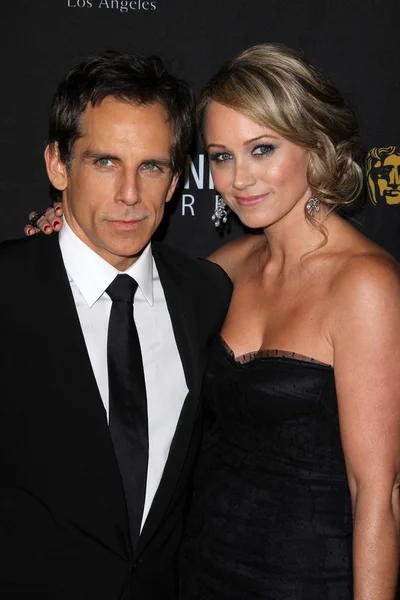 Ben Stiller y su esposa Christine Taylor — Foto de Stock