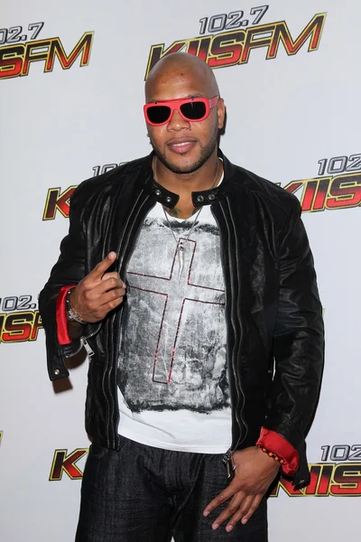 Flo Rida at KIIS FM's Jingle Ball 2011, Nokia Theater, Hollywood, CA 12-03-11 — Zdjęcie stockowe