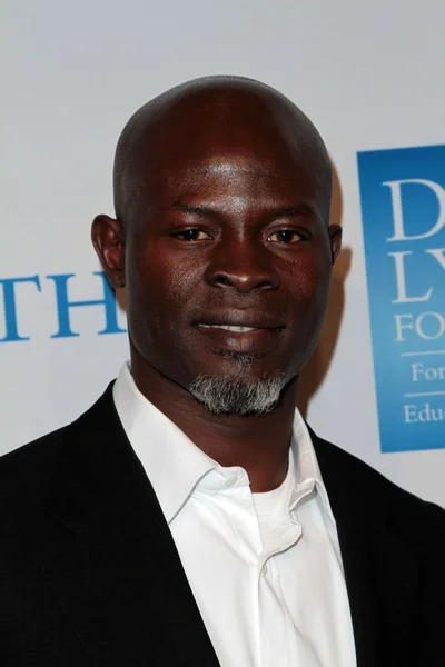 Djimon Hounsou at the 3rd Annual "Change Begins Within" Benefit Celebration, Los Angeles Times Central Court, Los Angeles, CA 12-03-11 — Stock Photo, Image