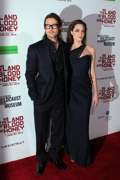 Brad Pitt, Angelina Jolie — Stok Foto