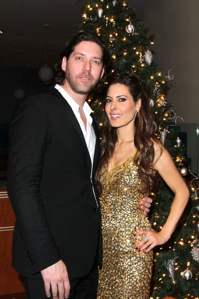 James Barbour, Kerri Kasem en el James Barbour Holiday Concert, Renaissance Hotel, Hollywood, CA 12-16-11 — Foto de Stock