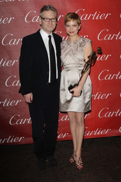 Kenneth Branagh, Michelle Williams en la 23ª Gala Anual de Premios del Festival Internacional de Cine de Palm Springs, Palm Springs Convention Center, Palm Springs, CA 01-07-12 — Foto de Stock