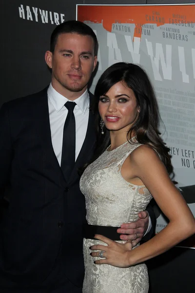 Channing Tatum, Jenna Dewan no "Haywire" Los Angeles Premiere, Directors Guild Of America, Los Angeles, CA 01-05-12 — Fotografia de Stock