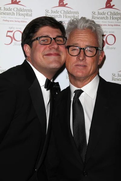 Rich Sommer, John Slattery — Stock Photo, Image