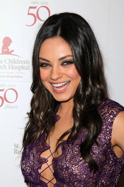 Mila Kunis at the St. Jude Children's Research Hospital 50th Anniversary Gala, Beverly Hilton, Beverly Hills, CA 01-07-12 — Stockfoto