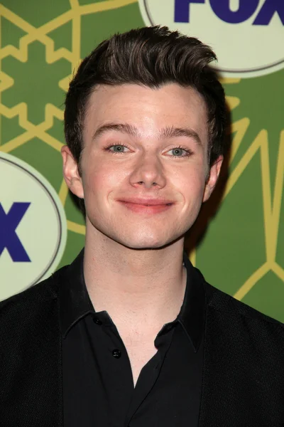 Chris Colfer at the FOX All-Star Party, Castle Green, Pasadena, CA 01-08-12 — Stock fotografie