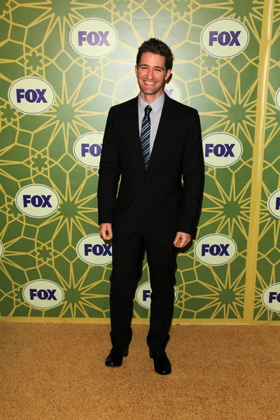 Matthew Morrison en el FOX All-Star Party, Castle Green, Pasadena, CA 01-08-12 — Foto de Stock