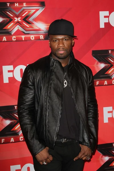 Curtis Jackson en el X Factor Season Finale, CBS Television City, Los Angeles, CA 12-22-11 —  Fotos de Stock