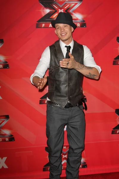 Chris Rene no The X Factor Season Finale, CBS Television City, Los Angeles, CA 12-22-11 — Fotografia de Stock