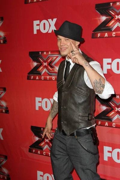Крис Рене на шоу The X Factor Season, CBS Television City, Лос-Анджелес, Калифорния 12-22-11 — стоковое фото