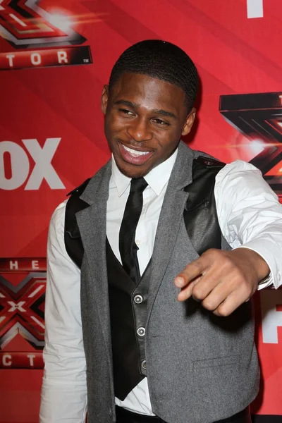 Marcus canty beim x-faktor-jahresfinale, cbs television city, los angeles, ca 22-12-11 — Stockfoto