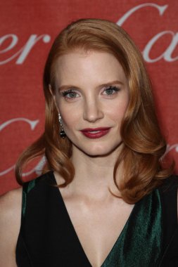 Jessica chastain 23 yıllık palm springs uluslararası film festivalinde ödüller gala, palm springs convention center, palm springs, ca 01-07-12