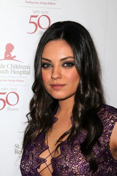 Mila Kunis at the St. Jude Children's Research Hospital 50th Anniversary Gala, Beverly Hilton, Beverly Hills, CA 01-07-12 — Stockfoto