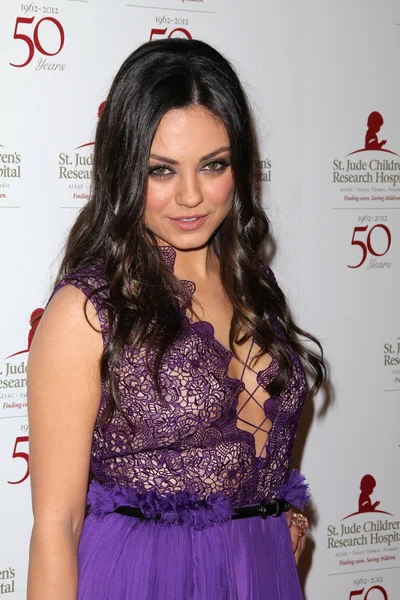 Mila Kunis at the St. Jude Children's Research Hospital 50th Anniversary Gala, Beverly Hilton, Beverly Hills, CA 01-07-12 — ストック写真