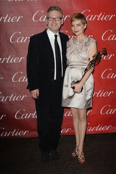 Kenneth Branagh, Michelle Williams en la 23ª Gala Anual de Premios del Festival Internacional de Cine de Palm Springs, Palm Springs Convention Center, Palm Springs, CA 01-07-12 — Foto de Stock