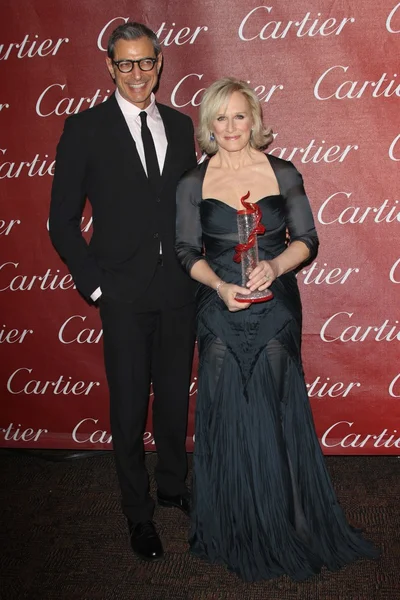 Jeff Goldblum, Glenn Close at the 23rd Annual Palm Springs International Film Festival Awards Gala, Palm Springs Convention Center, Palm Springs, CA 01-07-12 — Stockfoto