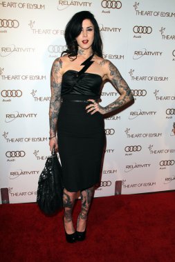 Kat von d sanat elysium 5 yıllık cennet gala, union istasyonu, los angeles, ca 01-14-12