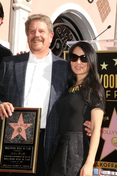 John Wells, Lucy Liu — Photo