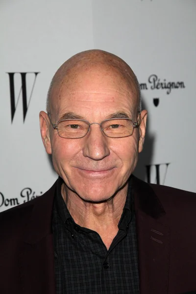 Patrick Stewart at the W Magazine Best Performances Issue Golden Globes Party, Chateau Marmont, West Hollywood, CA 01-13-12 — 스톡 사진