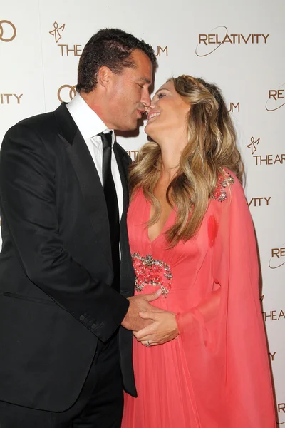 Molly Sims, Scott Stuber at The Art Of Elysium 5th Annual Heaven Gala, Union Station, Los Angeles, CA 01-14-12 — Stok fotoğraf