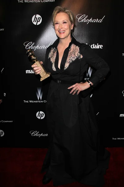 Meryl Streep at the Weinstein Company's 2012 Golden Globe After Party, Beverly Hiltron Hotel, Beverly Hills, CA 01-15-12 — ストック写真