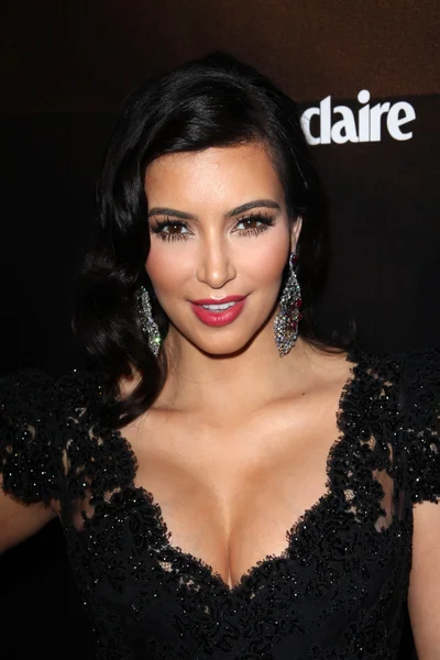 Kim Kardashian at the Weinstein Company's 2012 Golden Globe After Party, Beverly Hiltron Hotel, Beverly Hills, CA 01-15-12 — ストック写真