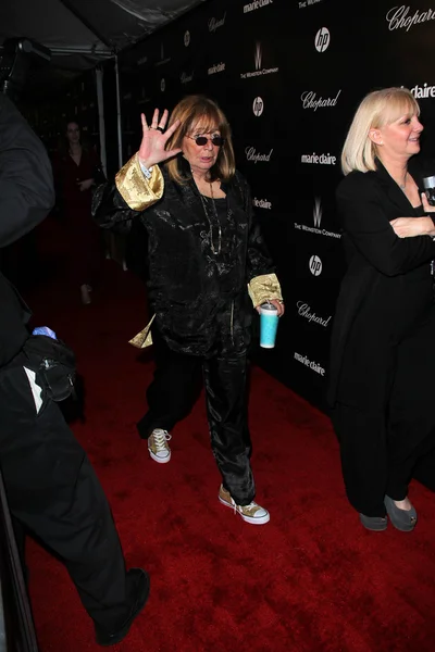 Penny Marshall at the Weinstein Company's 2012 Golden Globe After Party, Beverly Hiltron Hotel, Beverly Hills, CA 01-15-12 — Stock Photo, Image
