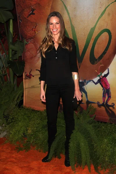 Hilary swank "ovo" cirque du soleil açılış, santa monica, CA 01 20 12 — Stok fotoğraf