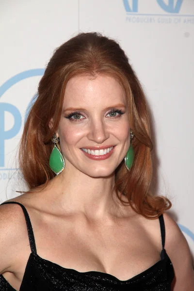 Jessica chastain a 23 éves termelők guild awards, beverly hilton, beverly hills, ca-01-21-12 — Stock Fotó