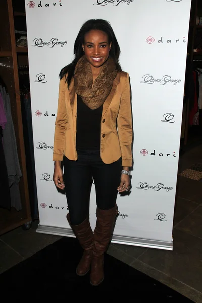 Meagan Tandy at the Launch Party for Q by Jodi Lyn O'Keefe, Dari Boutique, Studio City, CA 01-23-12 — Stock Photo, Image
