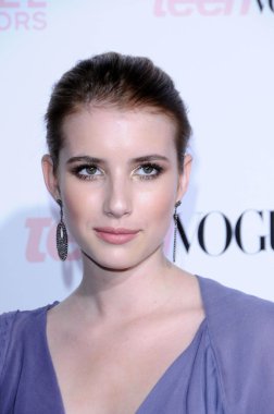 Emma Roberts, 8 yıllık Teen Vogue genç Hollywood parti, Paramount Studios, Hollywood, Ca. 10-01-10