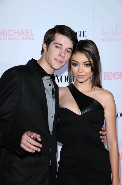 Matt Prokop and Sarah Hyland — Stock Photo, Image