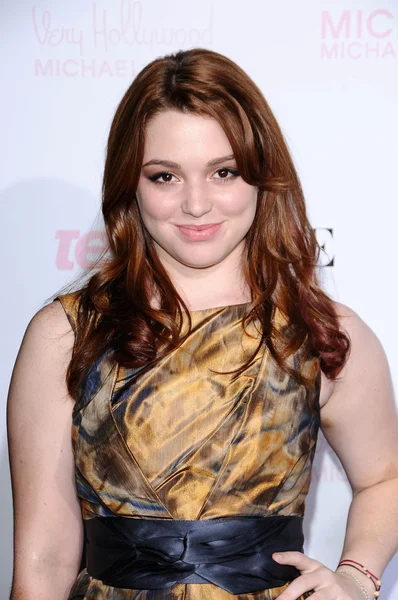 Jennifer Stone at the 8th Annual Teen Vogue Young Hollywood Party, Paramount Studios, Hollywood, CA. 10-01-10 — Stockfoto