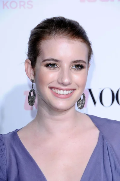 Emma Roberts alla 8th Annual Teen Vogue Young Hollywood Party, Paramount Studios, Hollywood, CA. 10-01-10 — Foto Stock