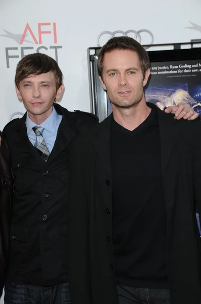 DJ Qualls and Garret Dillahunt at the "Amigo" Screening at AFI Fest 2010, Chinese Theater, Hollywood, CA. 11-06-10 — Stock Photo, Image
