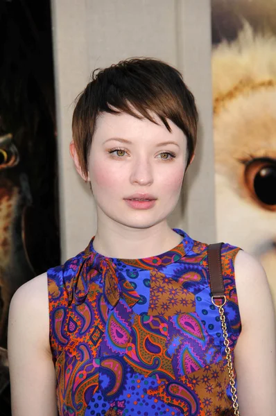 Emily Browning at the "Legend Of The Guardians" World Premiere, Chinese Theatre, Hollywood, CA. 09-19-10 — Stock Photo, Image