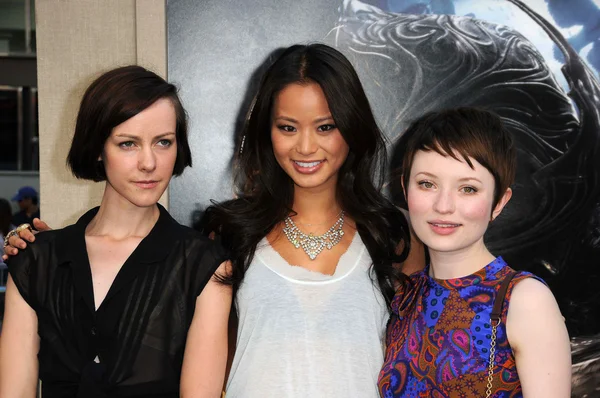 Jena Malone, Jamie Chung, Emily Browning — Zdjęcie stockowe