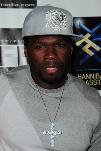 50 Cent at the AFM Blowout Party, Pier 59, Santa Monica, CA. 11-05-10 — Stock Photo, Image