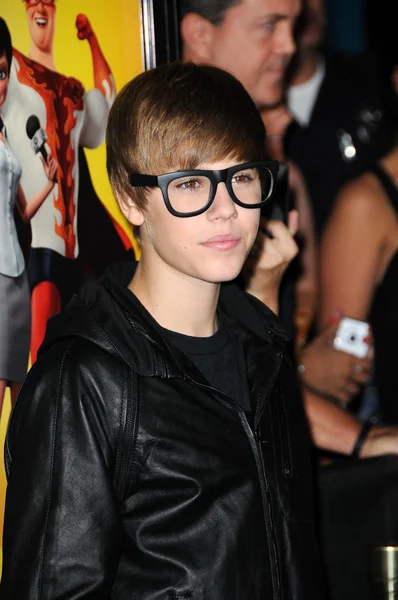 Justin Bieber at the "Megamind" Los Angeles Premiere, Chinese Theater, Hollywood, CA. 10-30-10 — Stock Photo, Image